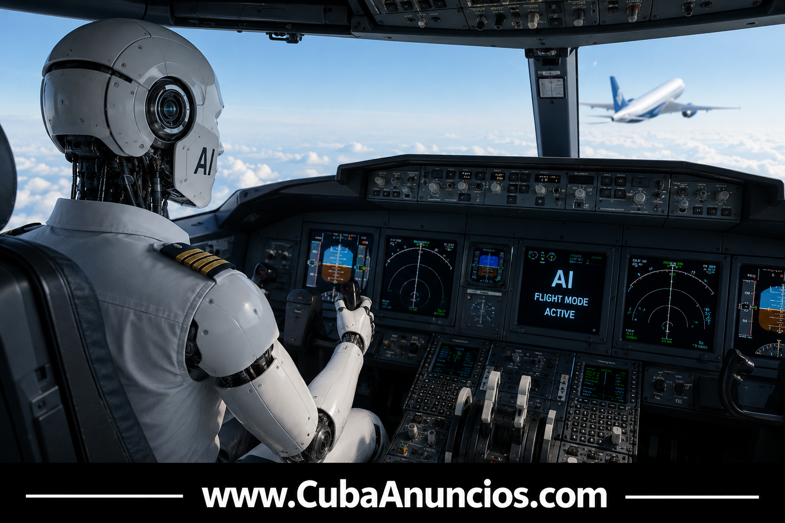 La inteligencia artificial aprende a pilotear aviones y transforma la aviación.