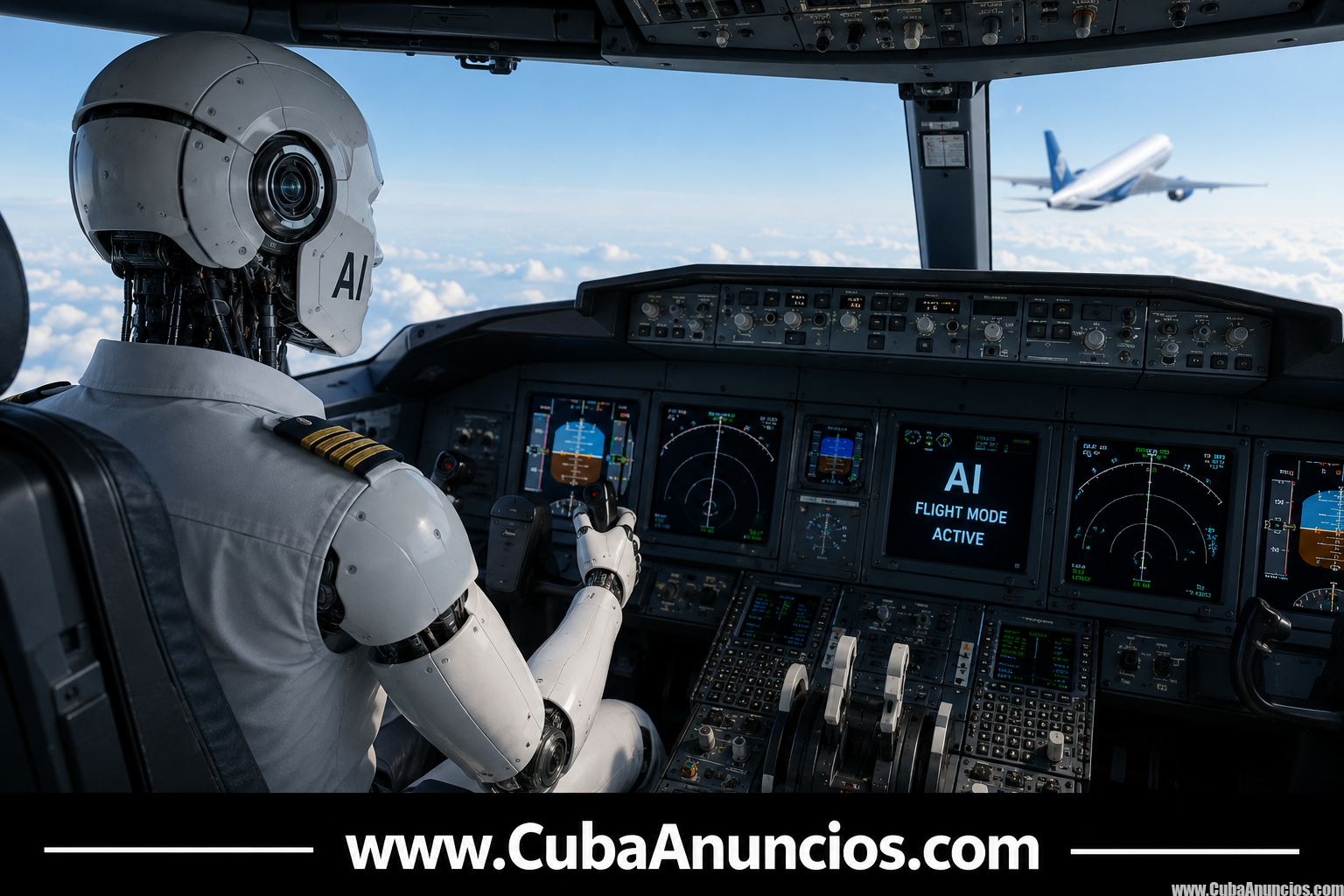 La inteligencia artificial aprende a pilotear aviones y transforma la aviación.