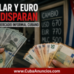 Dólar y euro vuelven a dispararse en el mercado informal cubano