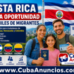 Costa Rica abre una nueva oportunidad para miles de migrantes cubanos, venezolanos y nicaragüenses