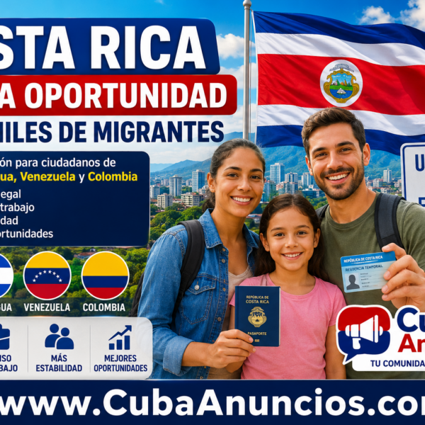 Costa Rica abre una nueva oportunidad para miles de migrantes cubanos, venezolanos y nicaragüenses