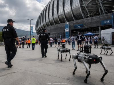 Perros robot vigilarán estadios en México durante el Mundial 2026
