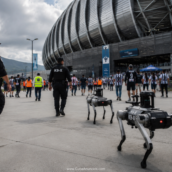 Perros robot vigilarán estadios en México durante el Mundial 2026