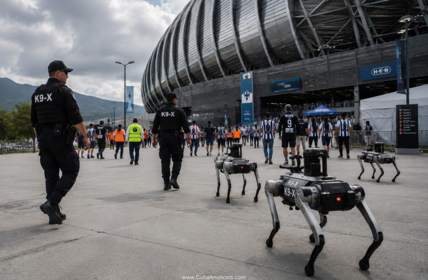 Perros robot vigilarán estadios en México durante el Mundial 2026