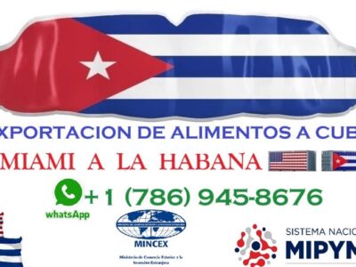 MAYOREO DE ALIMENTOS IMPORTADOS DE MIAMI A EL MARIEL