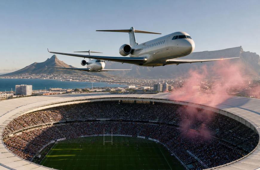 El video que dejó a 56.000 personas sin aliento: dos jets pasaron a solo 12 metros de un estadio