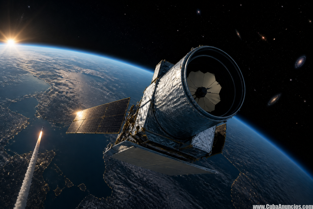 Telescopio espacial Nancy Grace Roman tras su lanzamiento desde Florida