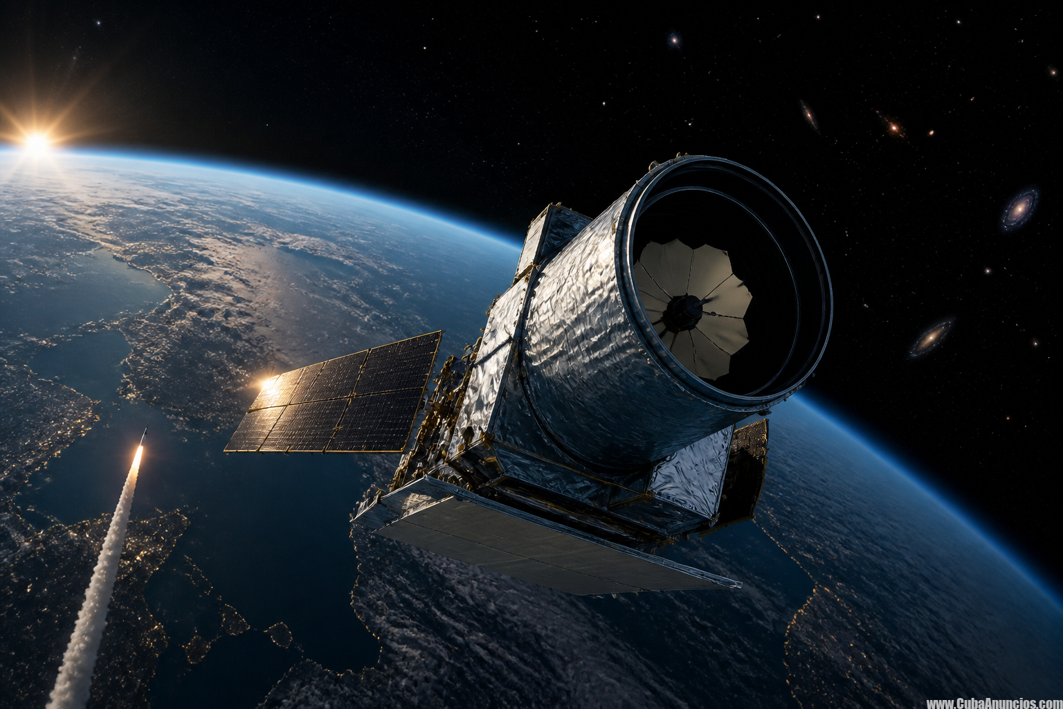 Telescopio espacial Nancy Grace Roman tras su lanzamiento desde Florida