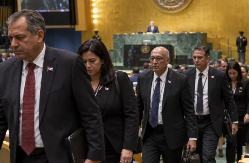 La delegación cubana abandona la ONU durante el discurso de Trump: el momento que recorrió el mundo