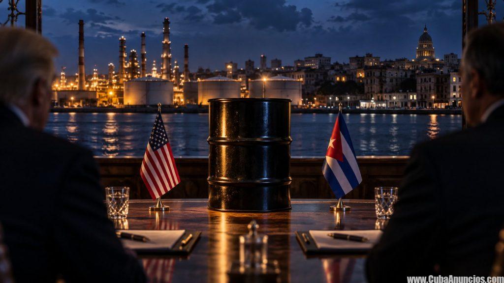 Supuesto acuerdo de petróleo entre la Administración Trump y Cuba en 2026