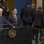 Donald Trump habla sobre Cuba en la ONU junto a Marco Rubio mientras la delegación cubana abandona la sala