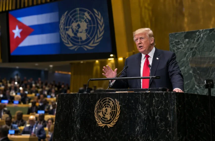 Trump sacude la ONU con una advertencia sobre Cuba: “Es un Estado fallido y caerá”